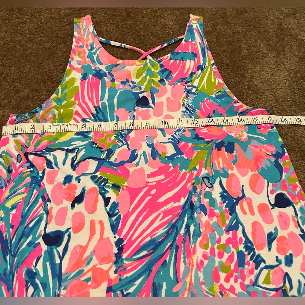 Lilly Pulitzer Pink and Blue Floral Dress - Picture 4 of 6